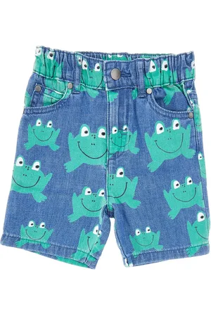 Stella McCartney Bermuda in denim stampa rane Bambino 36M