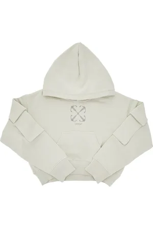 OFF-WHITE Felpa cropped con tasche cargo Bambino 12Y