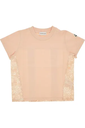 Moncler T-shirt con motivo floreale sul retro Bambino 14Y