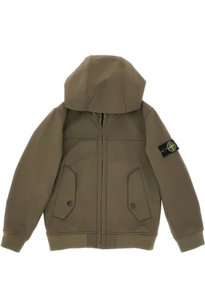 Stone Island Giacca antivento con Badge logo Bambino 8Y