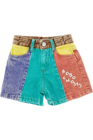 Bobo Choses Shorts in denim Color Block Bambino 2/3