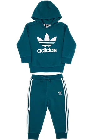 adidas Set sportivo in felpa con stampa logo Bambino 3-6M