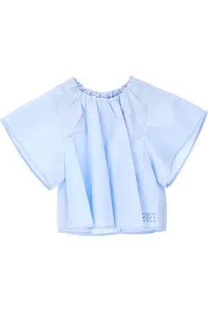 MM6 Top in popeline di cotone Bambino 8Y