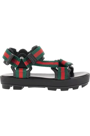 Gucci Sandali in nappa e nastro Web Bambino 31