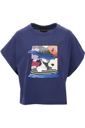 Emporio Armani T-shirt con stampa Sustainability Values