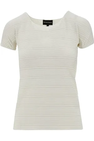 Emporio Armani T-shirt in jersey stretch jacquard