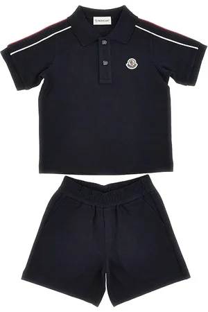 Moncler Completino due pezzi in piquet di cotone Bambino 4Y