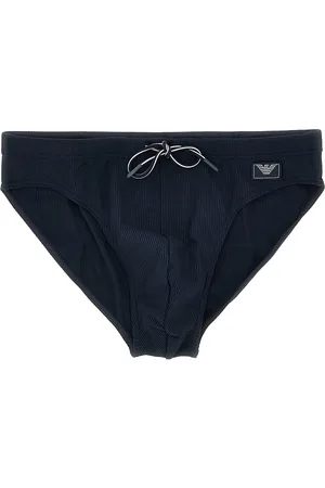 Emporio Armani Slip costume in seersucker Uomo S
