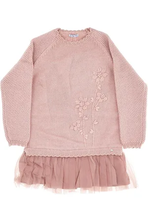 Mayoral Abitino in maglia con balza in tulle Bambino 2Y