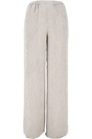Emporio Armani Pantalone in viscosa canneté