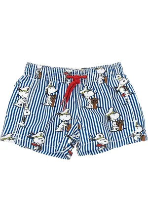 MC2 SAINT BARTH Bermuda costume con motivo Snoopy Nautical Bambino 4Y
