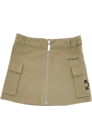 OFF-WHITE Minigonna cargo in ripstop Bambino 10Y