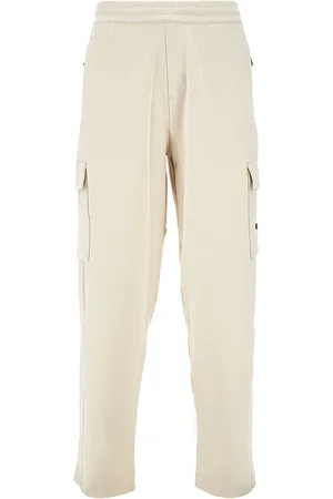 EA7 Pantalone cargo in felpa con inserti in mesh Uomo S