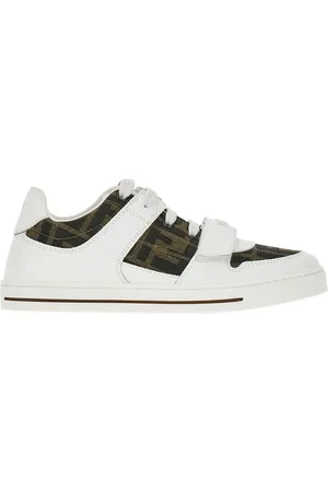 Fendi Sneakers in pelle e tessuto jacquard FF Bambino 33