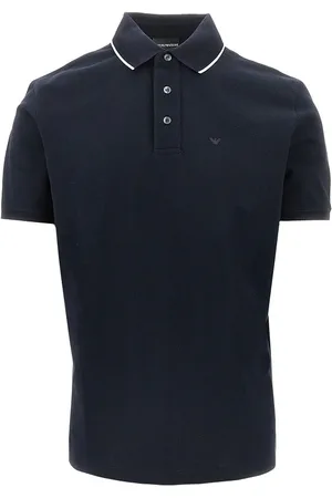 Emporio Armani Polo in piquet con ricamo Eagle Uomo L