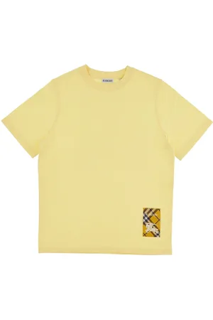 Burberry T-shirt con patch Check Bambino 8Y