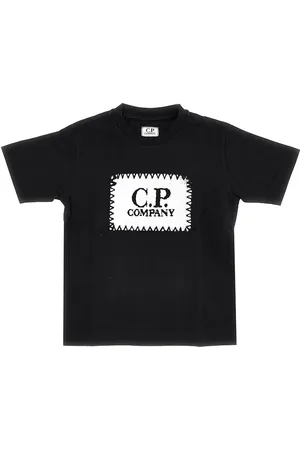 C.P. Company T-shirt con stampa Logo Label Bambino 8Y