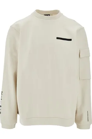 EA7 Felpa girocollo con inserto in mesh Uomo XL
