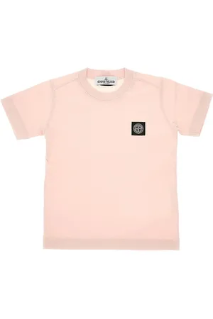 Stone Island T-shirt con patch logo Compass Rose Bambino 4Y