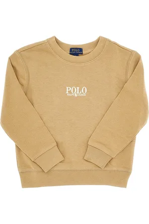 Ralph Lauren Felpa girocollo con logo ricamato Bambino M