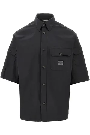 Emporio Armani Camicia multipocket in tessuto tecnico Uomo M