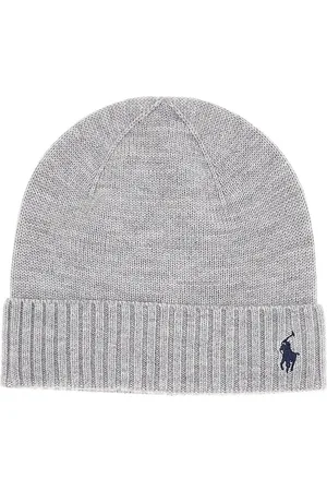 Ralph Lauren Beanie in lana con logo ricamato Bambino S-M