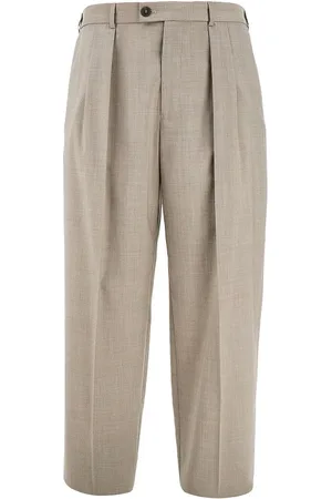 Emporio Armani Pantalone con pince in lana Uomo 48
