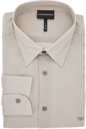 Emporio Armani Camicia in lyocell e viscosa Uomo M