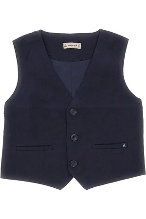 Mayoral Gilet in misto cotone e lino Bambino 7Y