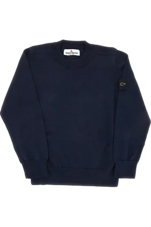 Stone Island Pullover girocollo in cotone organico Bambino 8Y