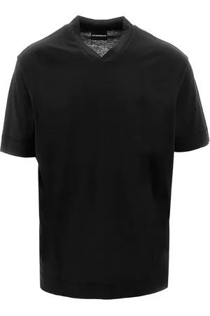 Emporio Armani T-shirt a manica corta in misto cotone e seta Uomo XL