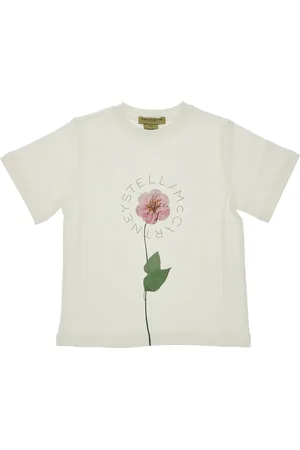 Stella McCartney T-shirt con stampa fiore Bambino 8Y
