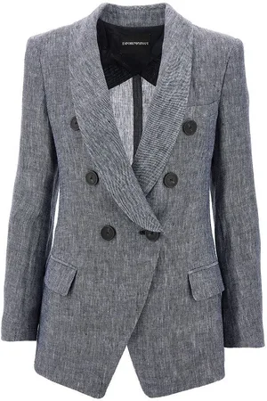 Emporio Armani Giacca doppiopetto in lino