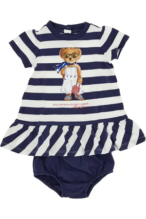 Ralph Lauren Mini abito stampa Polo Bear Bambino 3M