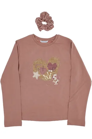 Mayoral T-shirt e scrunchie in cotone Bambino 3Y
