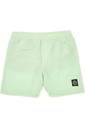 Stone Island Bermuda mare con logo Compass Rose Bambino 8Y