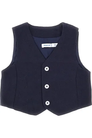 Mayoral Gilet in misto lino e cotone Bambino 9M