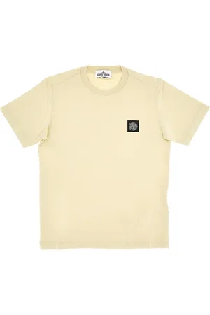 Stone Island T-shirt con patch logo Compass Rose Bambino 8Y