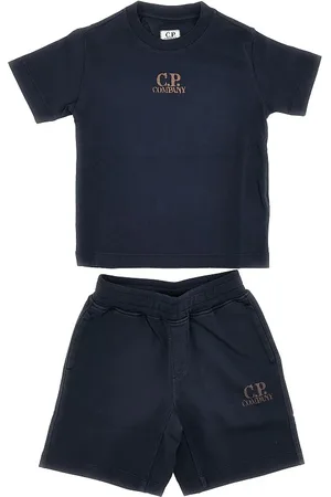 C.P. Company Completino due pezzi in jersey con stampa Bambino 14Y