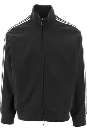 Emporio Armani Felpa full-zip in jersey con bande logate Uomo XL
