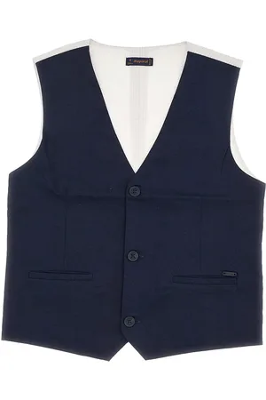 Mayoral Gilet in cotone e lino Bambino 9Y