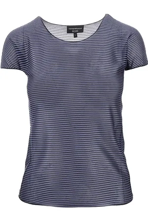 Emporio Armani T-shirt in jersey light a righe ICON
