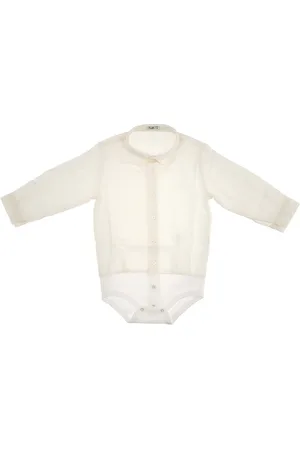Il gufo Body camicia in cotone Bambino 9M
