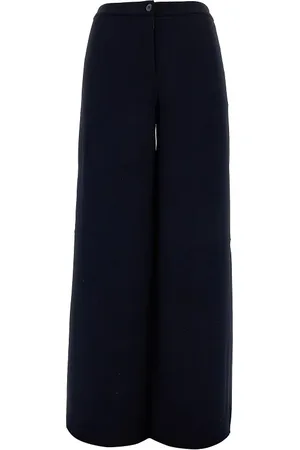 Emporio Armani Pantalone palazzo in piquet ICON