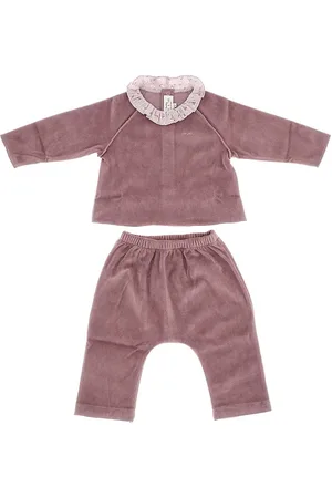 TEDDY & MINOU Completino due pezzi in ciniglia Bambino 6M