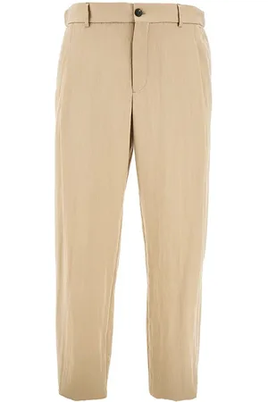 Emporio Armani Pantalone in lyocell con pince Uomo 46