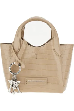 Emporio Armani Borsa piccola in finta pelle con stampa Cocco
