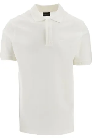 Emporio Armani Polo in piquet con ricamo Eagle Uomo XL