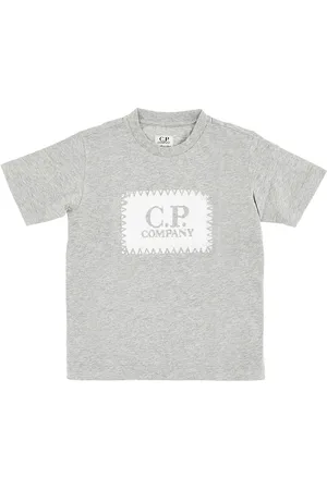 C.P. Company T-shirt con stampa Logo Label Bambino 8Y