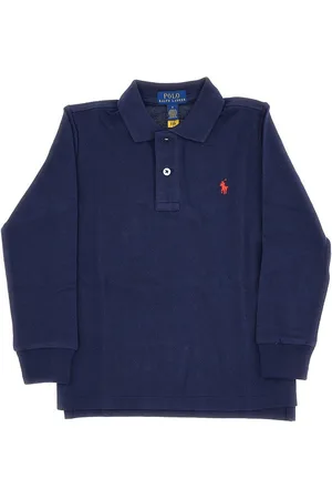 Ralph Lauren Polo in piquet con logo ricamato Bambino 4Y